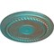 Ekena Millwork Alexandria Rope Ceiling Medallion (Canopies up to 4 5/8"), 19 5/8"OD x 1 1/2"P, Copper Green Patina CM18ALCGS - alternate 3